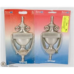 2 LARGE GEORGIAN PREMIUM INTERSOL DOOR KNOCKERS