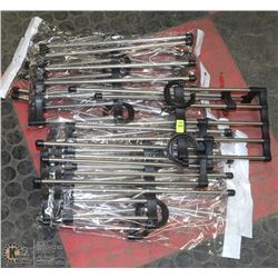 LOT OF 6 CLOSET ORGANIZER HANGERS