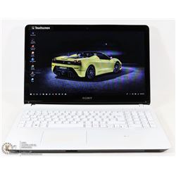 SONY VAIO FIT15 TOUCHSCREEN LAPTOP W/ WIN 10 PRO