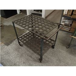 CAT50 108 Spot Heavy Duty Rolling Cart, Overall: 41" x 26" x 34"