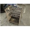 Image 1 : CAT50 30 Spot Rolling Cart with Adjustable Shelves, Overall: 33" x 23" x 40"