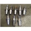 Image 1 : CAT50 Misc Sized Shrink Fit End Mill Holders, 8 Total