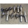 Image 2 : CAT50 Misc Sized Shrink Fit End Mill Holders, 12 Total