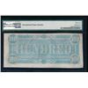 Image 2 : 1864 $100 Confederate States of America Note PMG 64EPQ