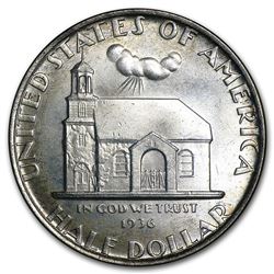 1936 Delaware Tercentenary Half Dollar Coin