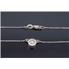 Image 5 : 14KT White Gold 0.50ct Diamond Pendant with Chain
