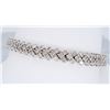 Image 3 : 14KT White Gold 4.00ctw Diamond Bracelet