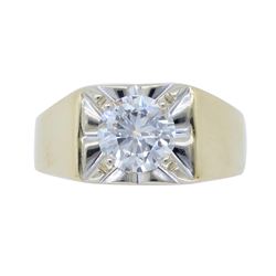 14KT Yellow Gold 1.23ct Diamond Ring