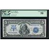 Image 1 : 1899 $5 Chief Silver Certificate PCGS 58
