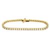 Image 1 : 18KT Yellow Gold 5.00ctw Diamond Tennis Bracelet