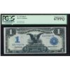 Image 1 : 1899 $1 Black Eagle Silver Certificate PCGS 67PPQ