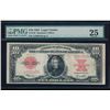 Image 1 : 1923 $5 Legal Tender Poker Chip Note PMG 25