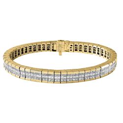 14KT Yellow Gold 11.82ctw Diamond Bracelet
