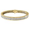 Image 1 : 14KT Yellow Gold 11.82ctw Diamond Bracelet