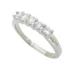 Image 3 : Platinum 0.50ctw Diamond Ring