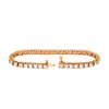 Image 2 : 18KT Rose Gold 10.00ctw Diamond Tennis Bracelet