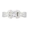 Image 4 : Platinum 1.24ctw Diamond Ring