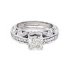 Image 1 : 14KT White Gold 2.92ctw Diamond Ring
