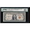 Image 1 : 1935A $1 Hawaii Silver Certificate PMG 65EPQ