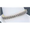 Image 7 : 14KT Two Tone Gold 3.80ctw Diamond Bracelet