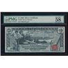 Image 1 : 1896 $1 Silver Certificate PMG 58