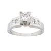 Image 1 : 14KT White Gold 1.00ctw Diamond Ring
