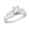 Image 3 : 14KT White Gold 1.00ctw Diamond Ring