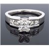 Image 5 : 14KT White Gold 1.00ctw Diamond Ring
