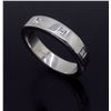 Image 3 : Platinum 0.30ctw Diamond Wedding Band
