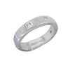Image 7 : Platinum 0.30ctw Diamond Wedding Band