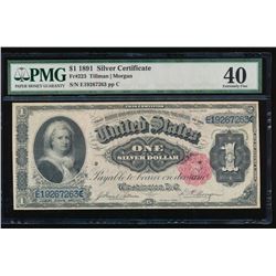 1891 $1 Martha Washington Silver Certificate PMG 40
