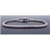 Image 1 : 14KT White Gold 1.40ctw Diamond Bracelet