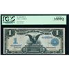 Image 1 : 1899 $1 Black Eagle Silver Certificate PCGS 35PPQ