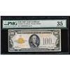 Image 1 : 1928 $100 Gold Certificate PMG 35