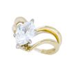Image 2 : 14KT Yellow Gold 0.72ct Diamond Ring