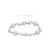 Image 2 : 18KT White Gold 33.61ctw Pearl and Diamond Bracelet