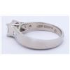 Image 4 : Platinum 0.96ctw Diamond Ring