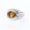 Image 1 : 14KT White Gold 7.45ct Citrine Ring