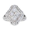Image 1 : 14KT White Gold 1.50ctw Diamond Ring