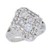 Image 2 : 14KT White Gold 1.50ctw Diamond Ring