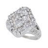 Image 3 : 14KT White Gold 1.50ctw Diamond Ring