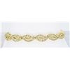 Image 1 : 14KT Yellow Gold 2.08ctw Diamond Bracelet