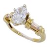 Image 2 : 14KT Yellow Gold 1.11ctw GIA Cert Diamond Ring