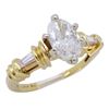Image 3 : 14KT Yellow Gold 1.11ctw GIA Cert Diamond Ring