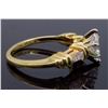 Image 5 : 14KT Yellow Gold 1.11ctw GIA Cert Diamond Ring