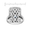 Image 2 : 14KT White Gold 1.04ctw Turquoise and Diamond Ring