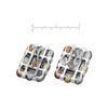 Image 2 : 14KT White Gold 10.66ctw Multi Color Sapphire and Diamond Earrings