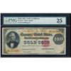 Image 1 : 1882 $100 Gold Certificate PMG 25