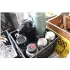 Image 1 : BLACK CRATE OF STANLEY ETC THERMOS