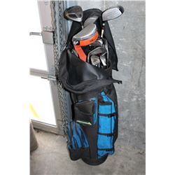 GOLF CLUBS IN BAG